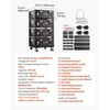 image:imageVEVOR 48V 100Ah LiFePO4 Lithium Battery Builtin 100A BMS 512V Server Rack LiFePO4 Battery with Bluetooth amp Display 5120Wh Capacity 6000 Cycles for Solar Energy Storage Home Backup Power 2 Pack48V 100AH4