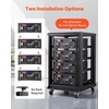 image:imageVEVOR 48V 100Ah LiFePO4 Lithium Battery Builtin 100A BMS 512V Server Rack LiFePO4 Battery with Bluetooth amp Display 5120Wh Capacity 6000 Cycles for Solar Energy Storage Home Backup Power 2 Pack48V 100AH4