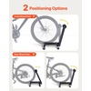 image:imageVEVOR Bike Rack Fits 20 to 27 Inch Mountain amp Road Bikes Alloy Steel RustResistant Bike Floor Stand Rack Foldable Bicycle Stand for Entryway Garage Home Bikes Parking amp Storage 1 Pack Black1 Bike Rack