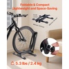 image:imageVEVOR Bike Rack Fits 20 to 27 Inch Mountain amp Road Bikes Alloy Steel RustResistant Bike Floor Stand Rack Foldable Bicycle Stand for Entryway Garage Home Bikes Parking amp Storage 1 Pack Black1 Bike Rack