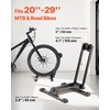 image:imageVEVOR Bike Rack Fits 20 to 27 Inch Mountain amp Road Bikes Alloy Steel RustResistant Bike Floor Stand Rack Foldable Bicycle Stand for Entryway Garage Home Bikes Parking amp Storage 1 Pack Black2 Bike Rack