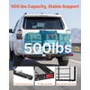 image:imageVEVOR Hitch Cargo Carrier with Bike Racks 62 x 27 x 3 Hitch Mount Cargo Carrier for up to 4 Mountain Bikes 500LBS Capacity HighStrength Steel Rear Luggage Basket Fits 2 Receiver for SUV Pickups62 x 20 x 3 in