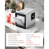 image:imageVEVOR 16 Clear Ice Cube Maker 3 Square Ice Ready in 2535 Mins 108 PcsDay 24H Timer Ice Maker Countertop for Cocktails Whiskey amp Bourbon33lbs24H