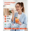 image:imageVEVOR 16 Clear Ice Cube Maker 3 Square Ice Ready in 2535 Mins 108 PcsDay 24H Timer Ice Maker Countertop for Cocktails Whiskey amp Bourbon44lbs