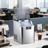 image:imageVEVOR 16 Clear Ice Cube Maker 3 Square Ice Ready in 2535 Mins 108 PcsDay 24H Timer Ice Maker Countertop for Cocktails Whiskey amp Bourbon44lbs24H