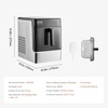 image:imageVEVOR 16 Clear Ice Cube Maker 3 Square Ice Ready in 2535 Mins 108 PcsDay 24H Timer Ice Maker Countertop for Cocktails Whiskey amp Bourbon46lbs24H