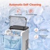 image:imageVEVOR 16 Clear Ice Cube Maker 3 Square Ice Ready in 2535 Mins 108 PcsDay 24H Timer Ice Maker Countertop for Cocktails Whiskey amp Bourbon46lbs24H