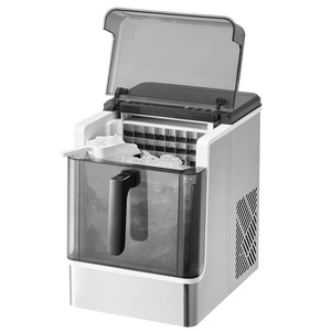 image:imageVEVOR 16 Clear Ice Cube Maker 3 Square Ice Ready in 2535 Mins 108 PcsDay 24H Timer Ice Maker Countertop for Cocktails Whiskey amp Bourbon46lbs24H