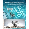 image:imageVEVOR Sewer Pipe Inspection Robot 197FT Pipeline Detection Crawling Robot with 2MP FrontRear Cameras amp Touchscreen Tablet IP68 Plumbing Camera with Lights amp Distance Counter for Industrial Pipes197 FT