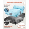 image:imageVEVOR Crash Pad for Kids Sensory with Foam Blocks and Washable Cover Large Soft Foam Landing Zone Giant Pillow Mat Sensory Room Equipment for Children Jumping Relaxing amp Play 5x45ft5x5ftGray5x45 ft Bedshaped